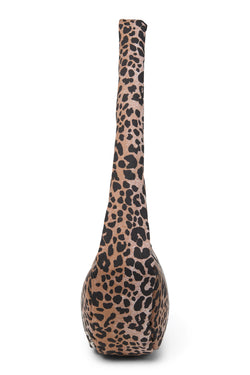 Hazel Leopard Mini-Umhängetasche aus weicher Baumwolle