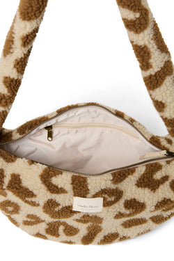 Leopard Teddy Mini-Umhängetasche