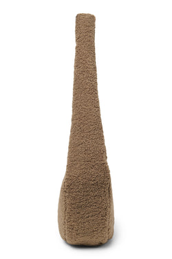 Braune Teddy Mini-Umhängetasche