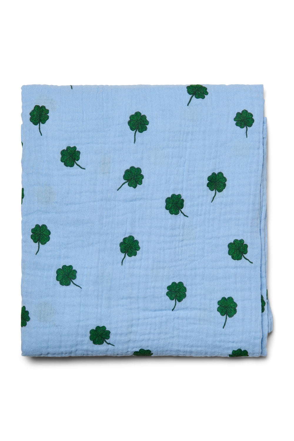 Swaddle Gift Set | Light Blue Clover