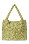 Green Leopard Cotton Mom-Bag