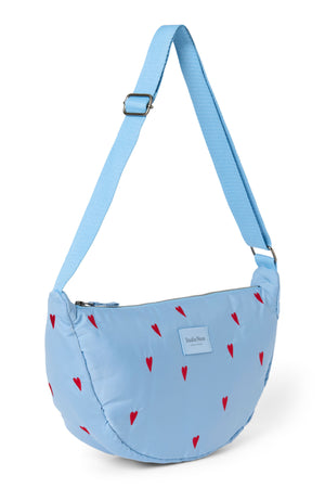Hellblaue Hearts Puffy Adult-Gürteltasche