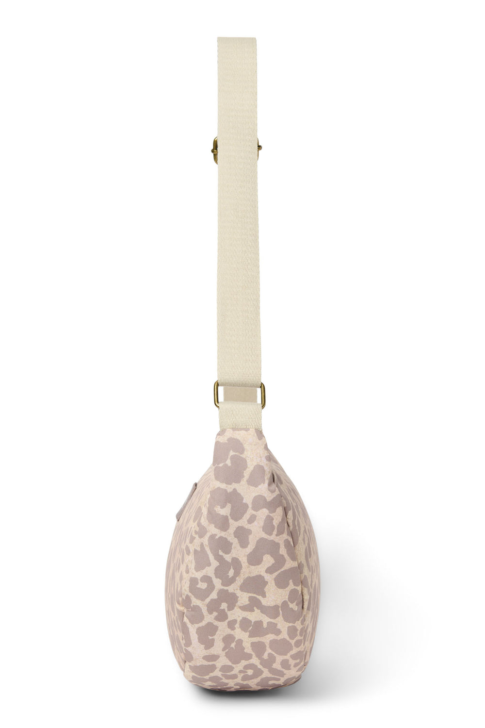 Puffy Adult-Gürteltasche | Beige Leopard