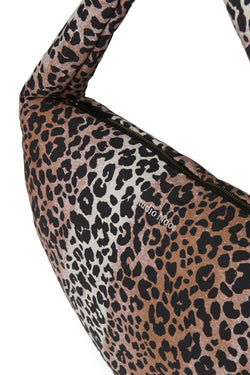 Soft Cotton-Umhängetasche | Hazel Leopard