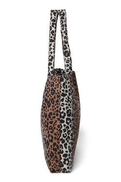 Soft Cotton Mom-Bag | Hazel Leopard