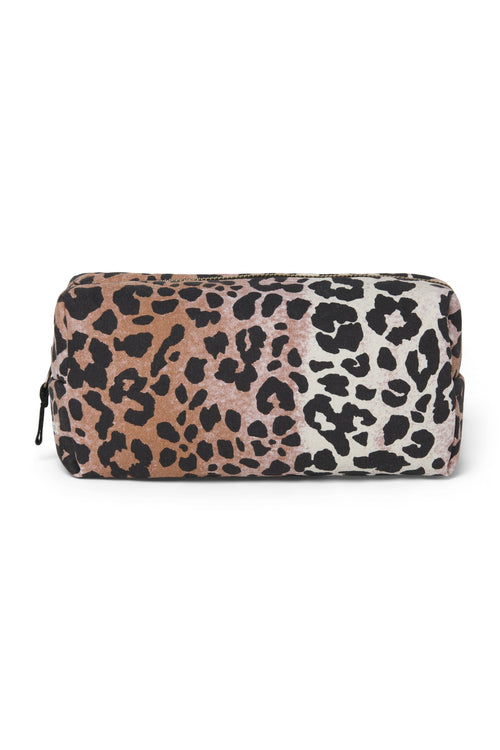 Soft Cotton-Pouch | Hazel Leopard