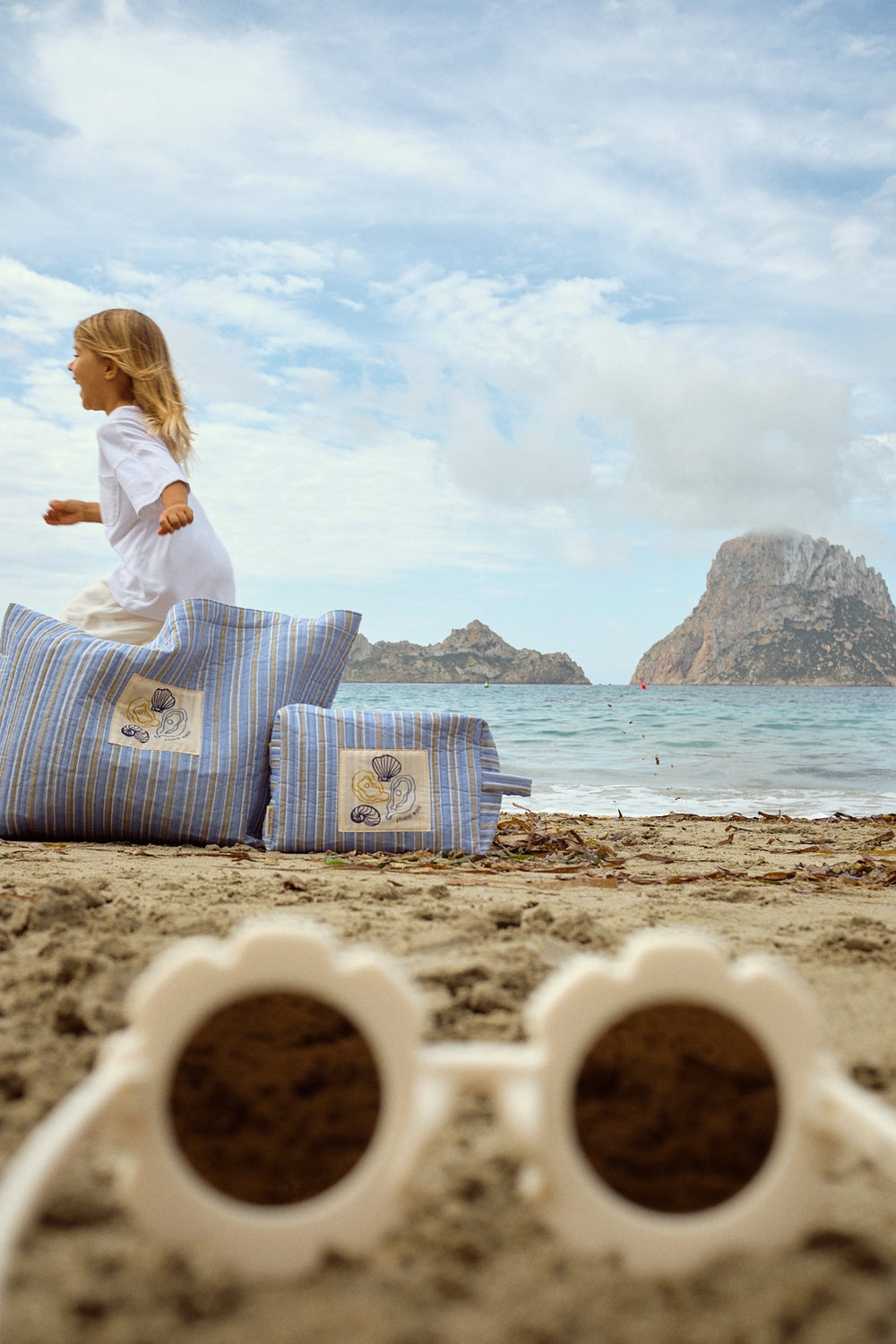 Cotton-Kosmetiktasche | Blaue