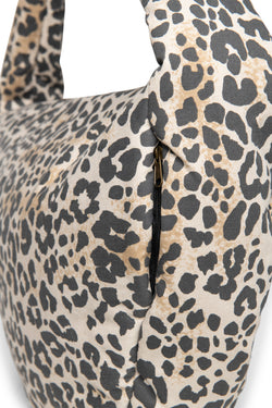 Soft Cotton-Umhängetasche | Leopard