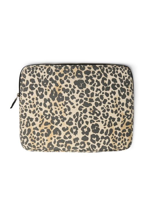 Soft Cotton Laptop-Hülle 15 Inch | Leopard