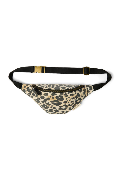 Soft Cotton Mini-Gürteltasche | Leopard