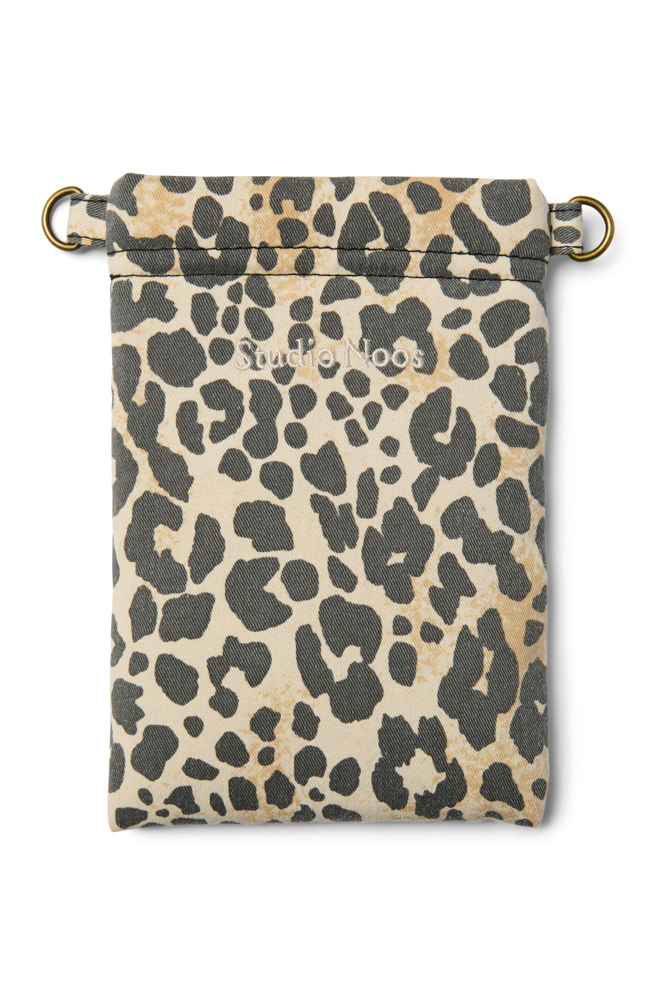 Soft Cotton Telefon-Tasche | Leopard
