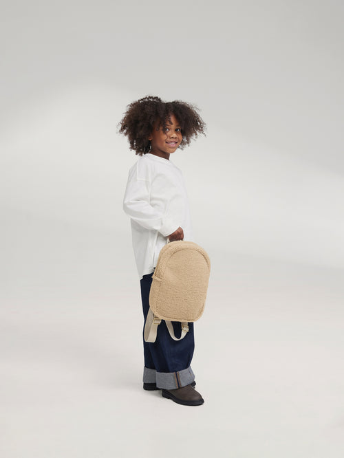 Teddy Mini-Rucksack | Ecru