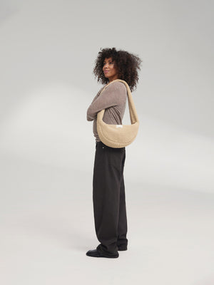 Teddy Mini-Umhängetasche | Ecru