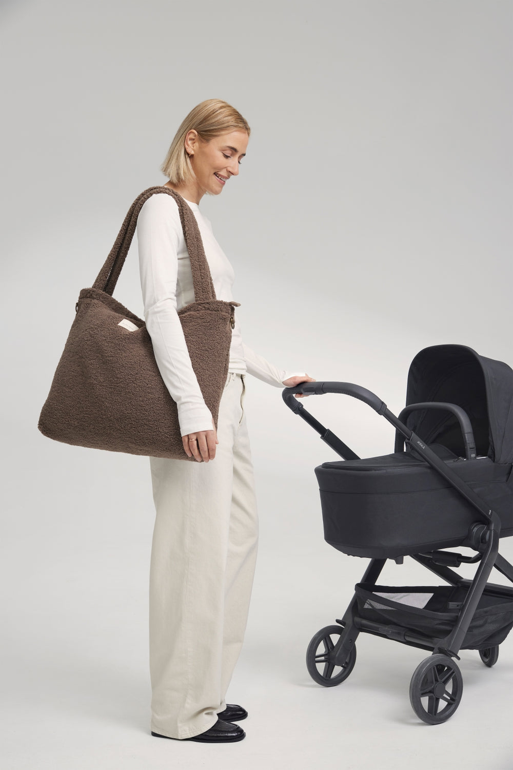 Teddy-Wickeltasche | Braune