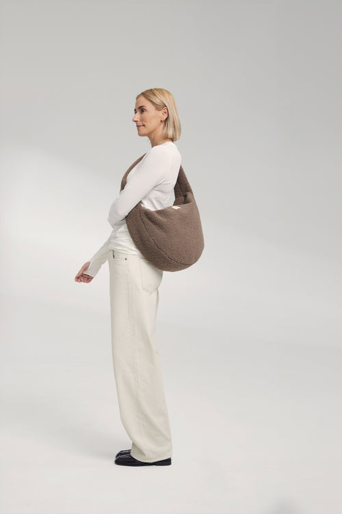 Teddy-Umhängetasche | Braune