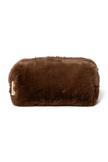 Faux Fur-Pouch | Braune