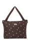 Puffy-Wickeltasche | Braune Hearts