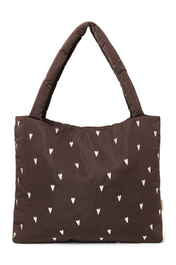 Puffy Mom-Bag | Braun Hearts