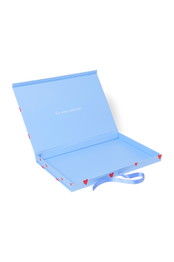 Geschenkbox S | Hellblau Hearts