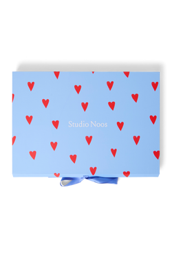 Geschenkbox S | Hellblau Hearts
