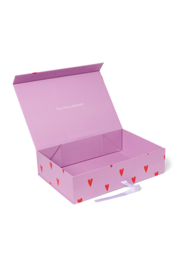 Geschenkbox M | Lila Hearts