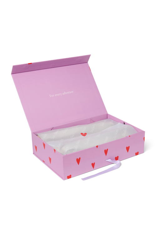 Geschenkbox M | Lila Hearts