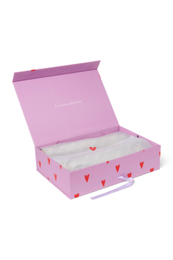 Geschenkbox M | Lila Hearts