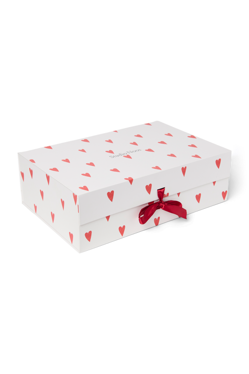 Geschenkbox L | White Hearts