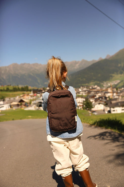 Puffy Mini-Rucksack | Braune