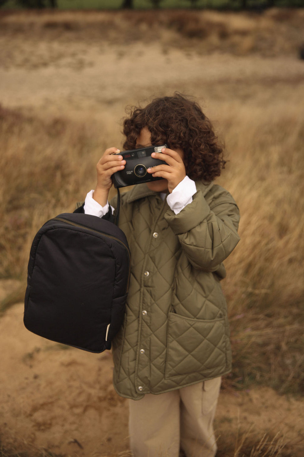 Puffy Mini-Rucksack | Schwarze