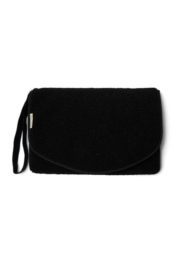 Teddy-Wickelauflage | Schwarze