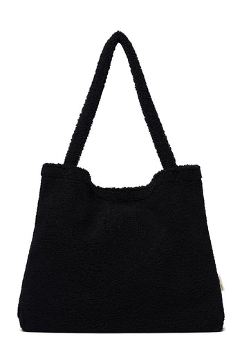 Schwarze Teddy Mom Bag