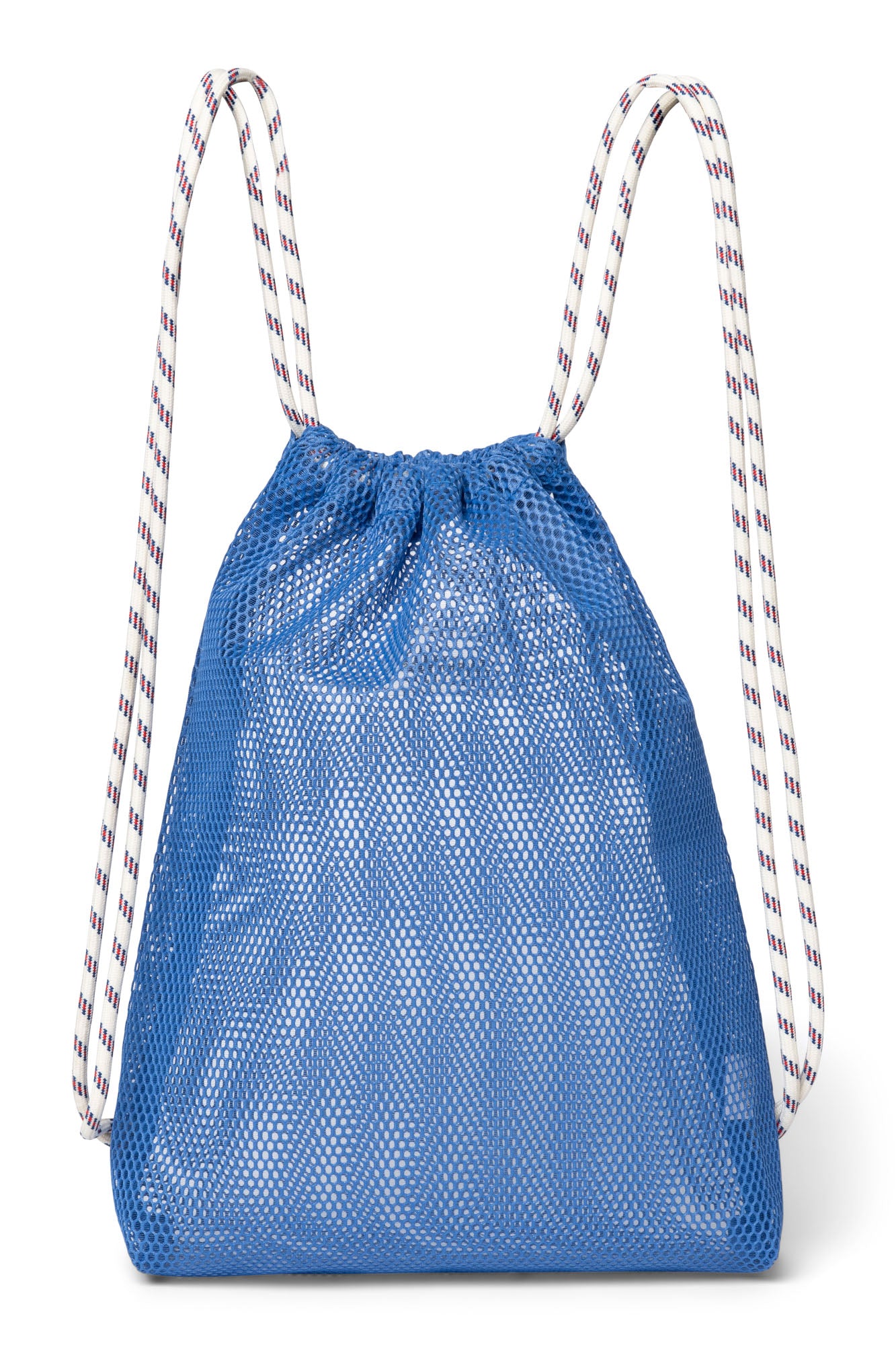 Blau Mesh Turnbeutel