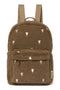 Brauner Teddy Herzen MIDI-Rucksack mit Fronttasche