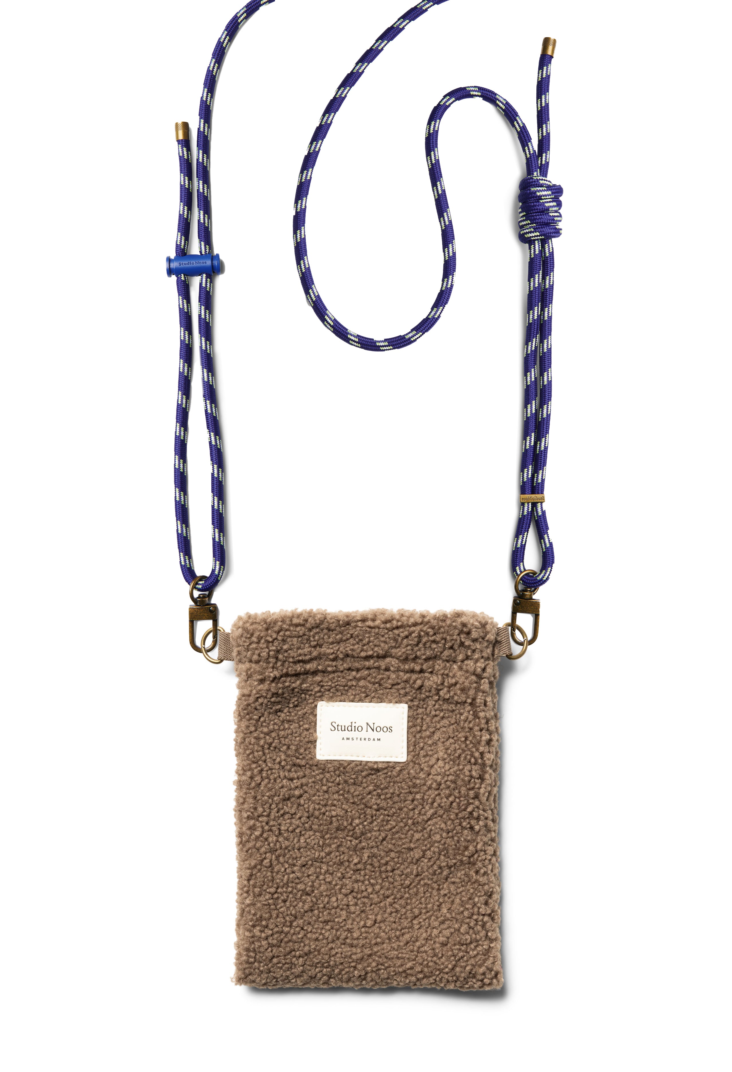 Brown Teddy Phone Bag