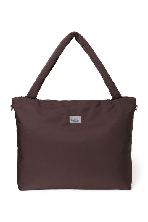 Puffy-Wickeltasche | Braune