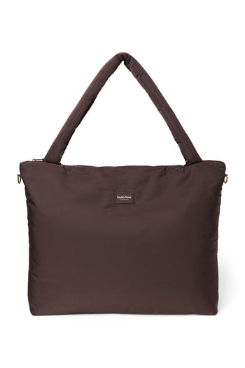 Puffy-Wickeltasche | Braune
