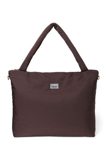 Puffy-Wickeltasche | Braune