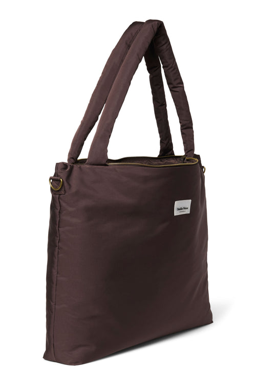 Puffy-Wickeltasche | Braune