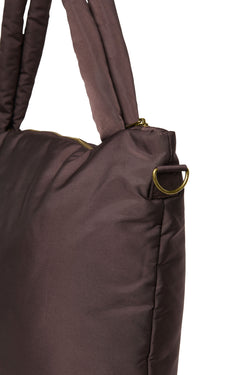 Puffy-Wickeltasche | Braune