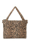 Brown Leopard Cotton-Wickeltasche