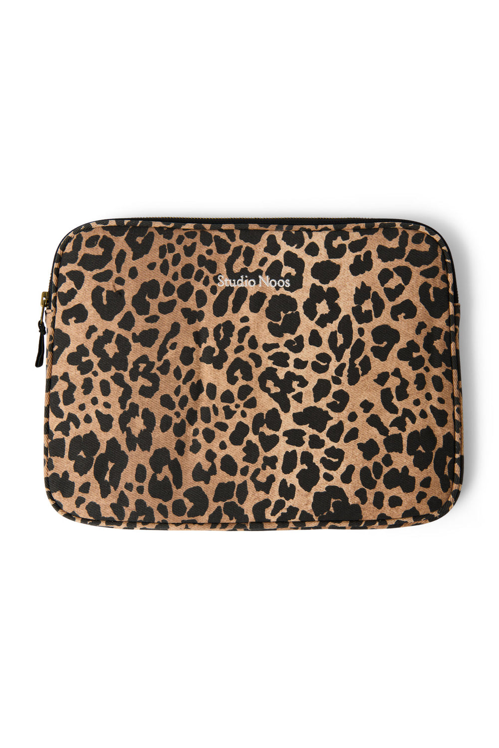 Brown Leopard Cotton-Laptophülle 13 Inch