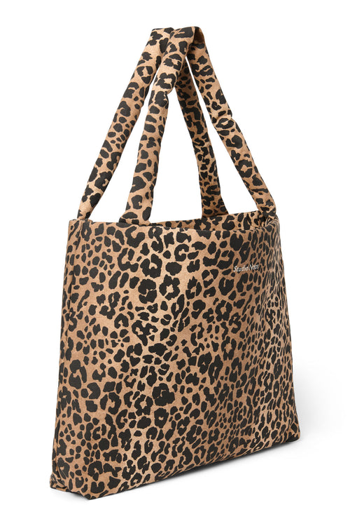 Cotton Mom-Bag | Brown Leopard