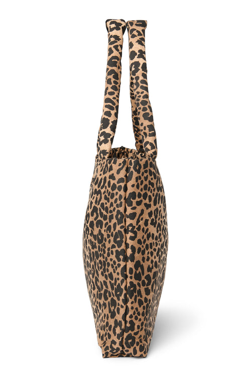 Cotton Mom-Bag | Brown Leopard