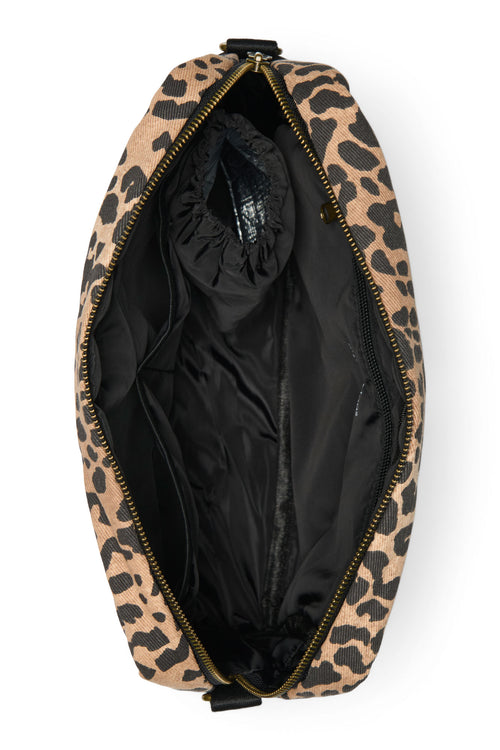 Brown Leopard Cotton Kinderwagen-Organizer