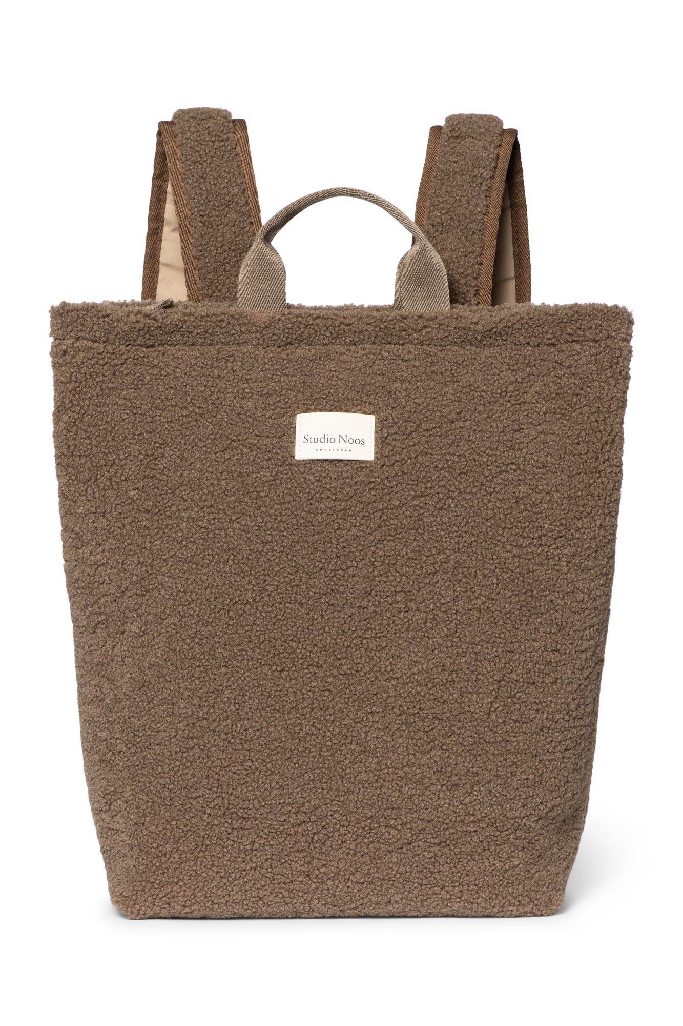 Brauner Teddy Maxi-Rucksack