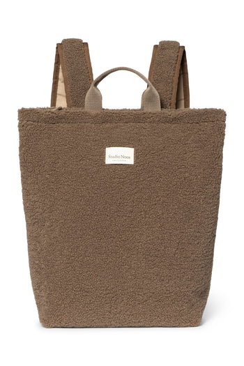 Brauner Teddy Maxi-Rucksack