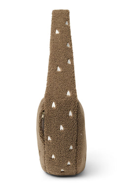 Braune Hearts Teddy-Umhängetasche