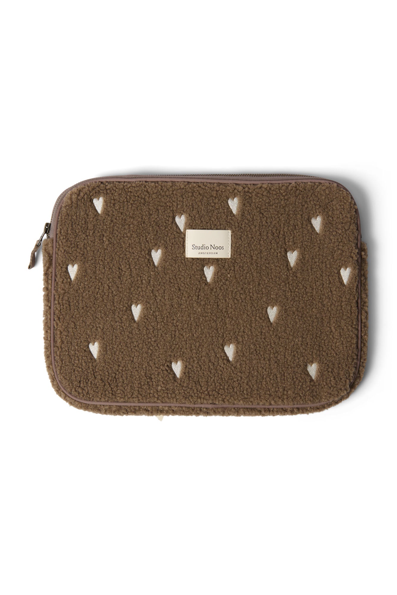 Teddy Hearts Laptop-Hülle | Braun Hearts
