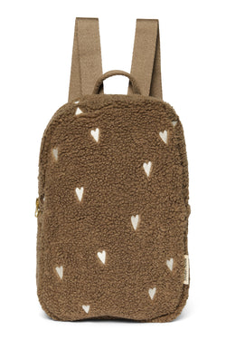 Teddy Mini-Rucksack | Braun Hearts